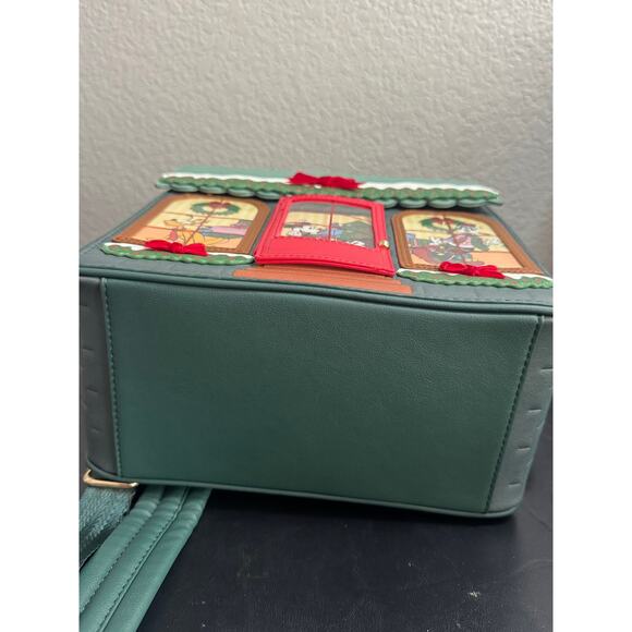 Disney Mickey Mouse and Friends Christmas House Mini Backpack NWT Holiday Bag